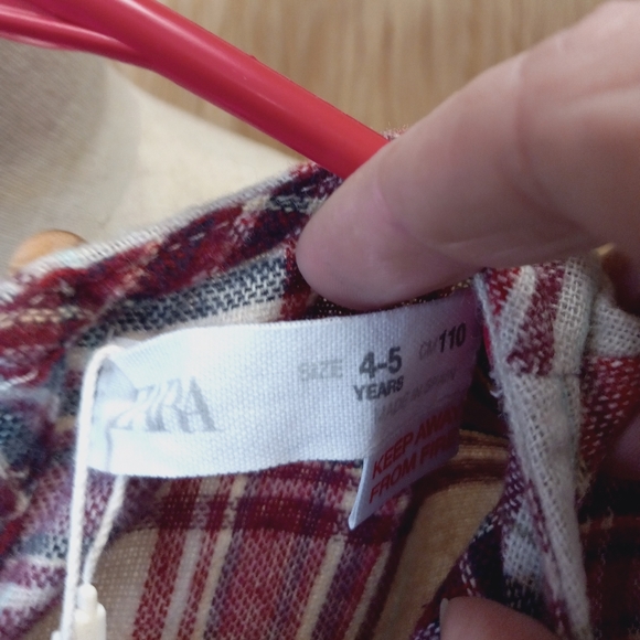 ZARA Plaid Girls Dress - Picture 2 of 7
